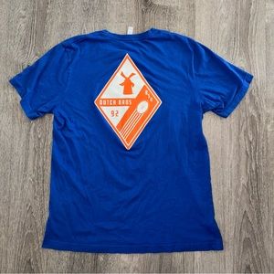 Dutch Bros limited edition BSU Boise state shirt unisex Large